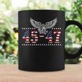 Trump 2024 President 45 And 47 American Flag Trump 2024 Coffee Mug Gifts ideas