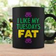 I Like My Tuesdays Fat Jester Mask Mardi Gras Carnival Coffee Mug Gifts ideas