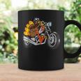 Turkey Riding Motorcycle Thanksgiving Day Cool Fall Autumn Coffee Mug Gifts ideas