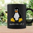 Tux Linux Penguin Sudo Rm -Rf Computer Science Tassen Geschenkideen