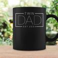 Twin Dad Father Mother Of Twins Est 2024 Father's Day Coffee Mug Gifts ideas