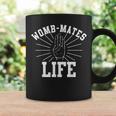 Twin Womb-Mates Baby Sibling Pregnant Quote Pun Coffee Mug Gifts ideas