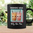Twinning With My Bestie Spirit Week Twin Day Bes Tea Boba Coffee Mug Gifts ideas