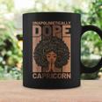 Unapologetically Dope Capricorn Black Girl Melanin Horoscope Coffee Mug Gifts ideas