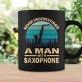 Never Underestimate A Man With Saxophone Musician Coffee Mug Gifts ideas
