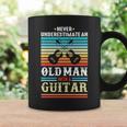 Never Underestimate An Old Man With A Guitar Acoustic Guitar Coffee Mug Gifts ideas