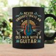 Never Underestimate An Old Man With A Guitar Acoustic Player Coffee Mug Gifts ideas