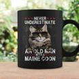 Never Underestimate An Old Man With A Maine Coon Cat Lovers Coffee Mug Gifts ideas