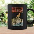 Unnötige Fragen Retro Känguru Tassen Geschenkideen