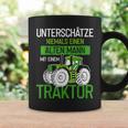 Unterschätze Niemals Einen Alten Mann Mit Einem Traktor Opa Tassen Geschenkideen