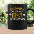 Us Navy Veterans Make The Best Grandpas Faded Grunge Coffee Mug Gifts ideas