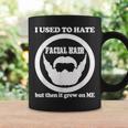 Used To Hate Facial Hair Dad Joke Beard Quote Coffee Mug Gifts ideas