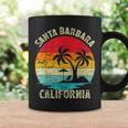 Vacaciones Familiaresintage Retro California Santa Barbara Beach Taza de café Ideas de regalos