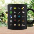 Vacaciones Turista Traductor Icono Deiaje Barrera Lingüíst Taza de café Ideas de regalos