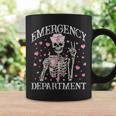 Valentine Er Nurse Emergency Department Room Skeleton Nurse Coffee Mug Gifts ideas