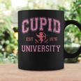 Valentine's Day Cupid University Est 1876 Vintage Stressed Coffee Mug Gifts ideas