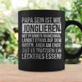 Vatertag Geschenk Papa Sein Ist Wie Jonglieren Mit Pfannen Tassen Geschenkideen