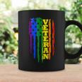 Veteran Lgbt Gay Pride Rainbow American Flag Military Coffee Mug Gifts ideas