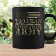 Veteran Of The United States Army Camouflage Us Flag Veteran Coffee Mug Gifts ideas