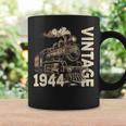 Vintage 1944 Steampunk Steam Train Locomotive 80Th Birthday Coffee Mug Gifts ideas