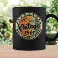 Vintage 1961 Retro 63 Year Old 63Rd Birthday Coffee Mug Gifts ideas