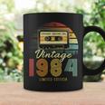 Vintage 1984 Retro Cassette 1984 38 Cumpleaños 38 Años Taza de café Ideas de regalos