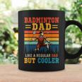 Vintage Badminton Dad Definition Cooler Father's Day Player Coffee Mug Gifts ideas