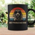 Vintage Best Poodle Dad Ever Dog Daddy Father Coffee Mug Gifts ideas