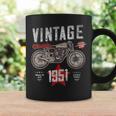 Vintage Born 1951 70Th Birthday Classic Retro Motorbike Coffee Mug Gifts ideas