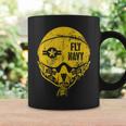 Vintage Distressed Navy Aviation Pilot Helmet Coffee Mug Gifts ideas