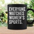 Vintage Everyone Watches Women's Sports Coffee Mug Gifts ideas