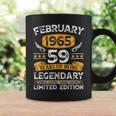 Vintage February 1965 59 Years Old 59Th Birthday Mens Coffee Mug Gifts ideas