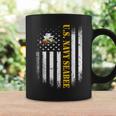 Vintage Flag American Us Navy Seabee Logo Eagle Dad Coffee Mug Gifts ideas