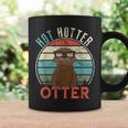 Vintage Hot Hotter Otter Retro Otterliebe Tassen Geschenkideen