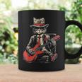 Vintage Jazz Cat Playing Guitar Band Retro Jazz Band Coffee Mug Gifts ideas