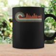 Vintage Leicester Sunset Cityscape Retro Skyline Coffee Mug Gifts ideas