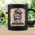 Vintage Messy Bun Let's Go Brandon Coffee Mug Gifts ideas