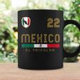 Vintage Mexico Jersey Futbol Soccer Flag Fan Coffee Mug Gifts ideas