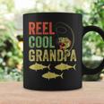 Vintage Reel Cool Grandpa Father's Day Grandfather Fishing Coffee Mug Gifts ideas
