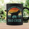 Vintage Retro Best Border Terrier Dad Ever Father's Day Coffee Mug Gifts ideas