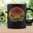 Vintage Retro Music Fans Country Roads Take Me Home Coffee Mug Gifts ideas