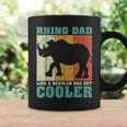 Vintage Retro Rhino Dad Like A Regular Dad Father's Day Coffee Mug Gifts ideas