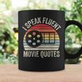 Vintage Retro I Speak Fluent Movie Quotes Movie Lover Coffee Mug Gifts ideas