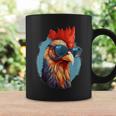 Vintage Rooster Chicken Sunglasses Coffee Mug Gifts ideas