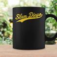 Vintage San Diego Sd Slam Diego Script Game Day Padre Coffee Mug Gifts ideas