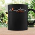 Vintage San Francisco Skyline Baseball Heartbeat Women Coffee Mug Gifts ideas