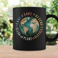 Vintage Save Bees Rescue Animals Recycle Plastic Earth Day Coffee Mug Gifts ideas