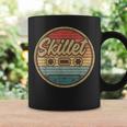 Vintage Skillets Cassette Retro Circle Christian Rock Music Coffee Mug Gifts ideas