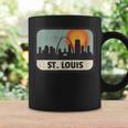 Vintage St Louis Missouri Downtown Skyline Retro 70S Coffee Mug Gifts ideas