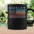 Vintage Sunset American Flag Hurley Virginia Coffee Mug Gifts ideas